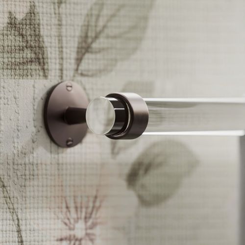 Lucite Towel Bar Deco