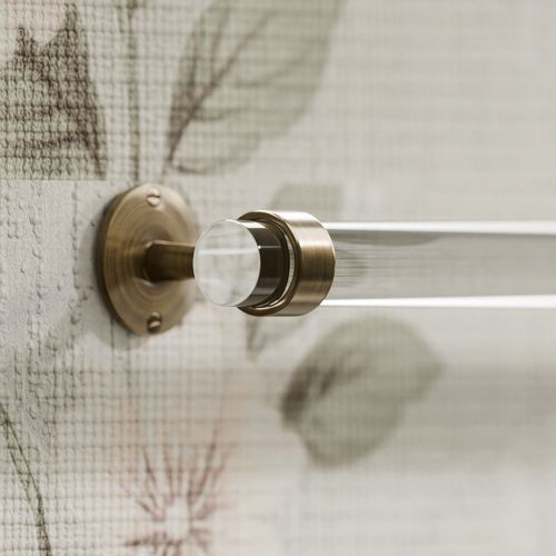 Lucite Towel Bar Deco