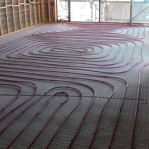 Screed Hydronic Floor Heating