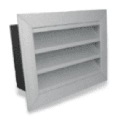 Anodized Aluminium Weatherproof Louvre with Box