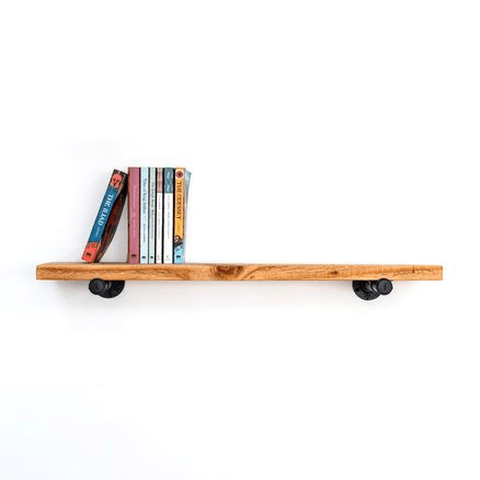 Rustic Industrial Pipe Shelf 170cm