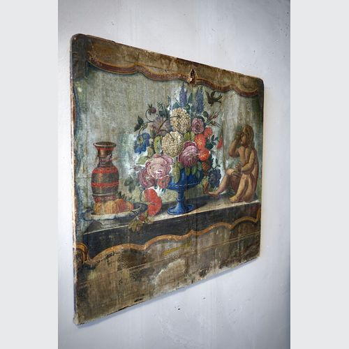18th Century French Decorative Dessus-de-Porte Painting
