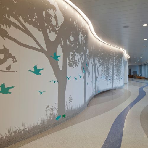 Altro Whiterock Digiclad™ Custom Printed Hygienic Wall Lining