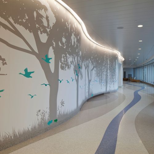 Altro Whiterock Digiclad™ Custom Printed Hygienic Wall Lining