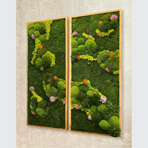 Moss Wall Art - Lavender Hills