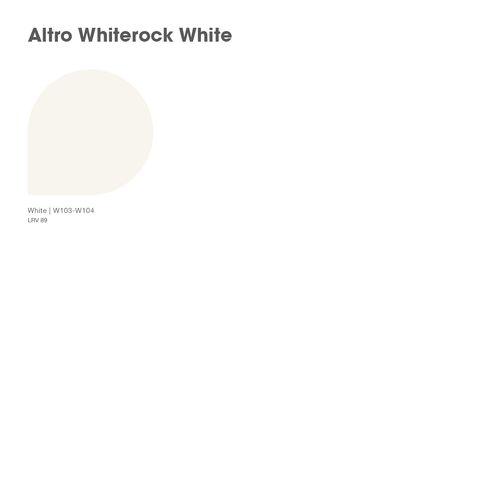 Altro Whiterock White™ Hygienic Wall Lining