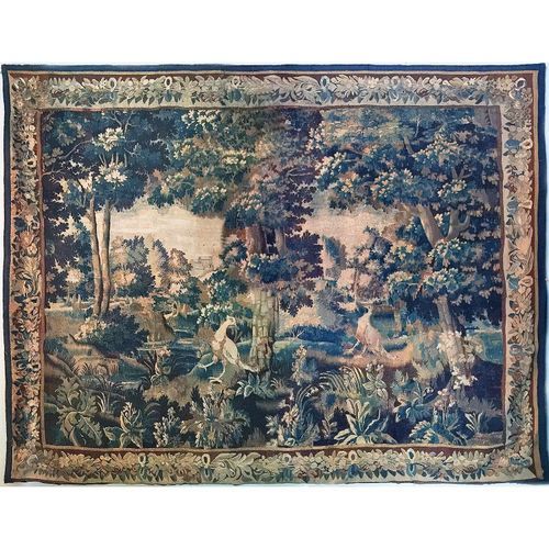 Antique French Aubusson Tapestry