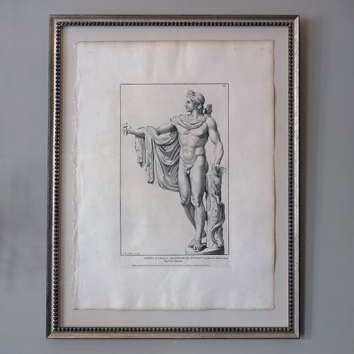 Antique Italian Classical Engraving