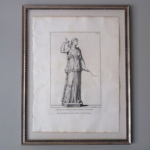 Antique Italian Classical Engraving