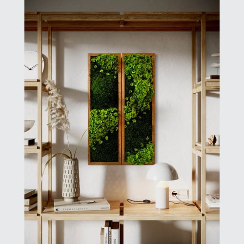 Moss x Hydrangea Wall Art - Horten Duo