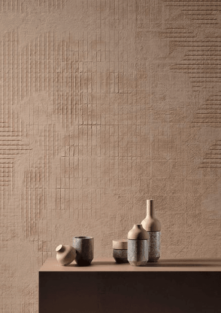 Styl'Editions Textural Wallpaper - Terracotta