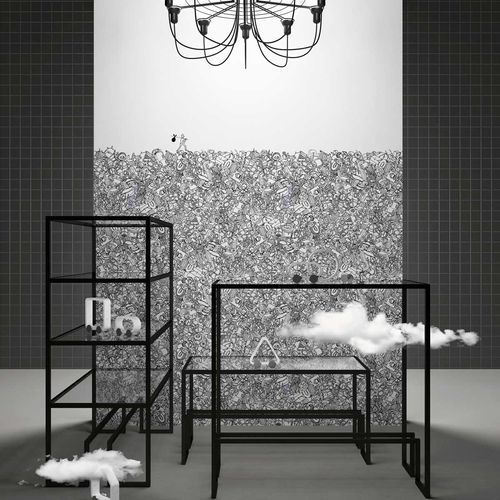 Styl'Editions Black & White Wallpaper- Il Viaggiatore