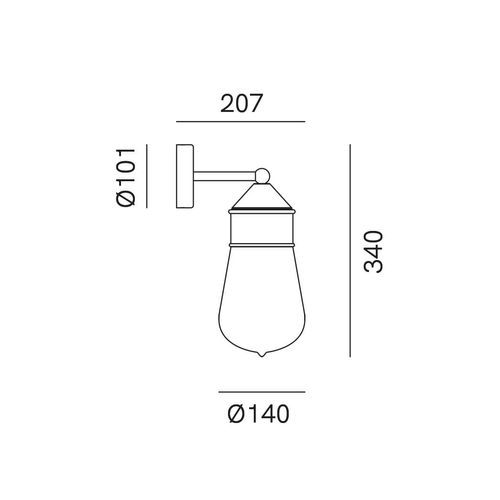 Drop Wall Light