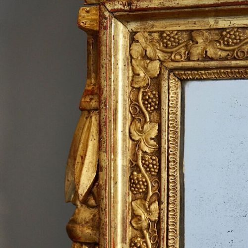 Antique French Régence Gilded Mirror