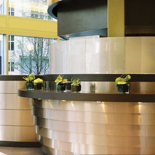 Series 800 812 Satin Smoked Chrome | Real Metal Laminates