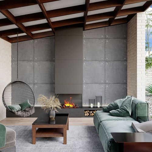 Roctex Beton Tile - Concrete Texture Wall Panel
