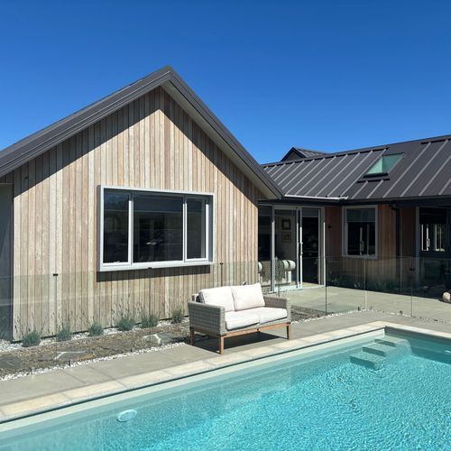 Mixed Blondes Hardwood Shiplap Cladding System