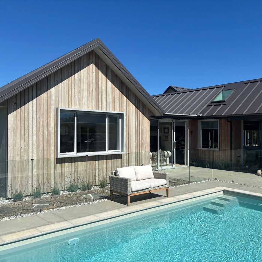 Mixed Blondes Hardwood Shiplap Cladding System