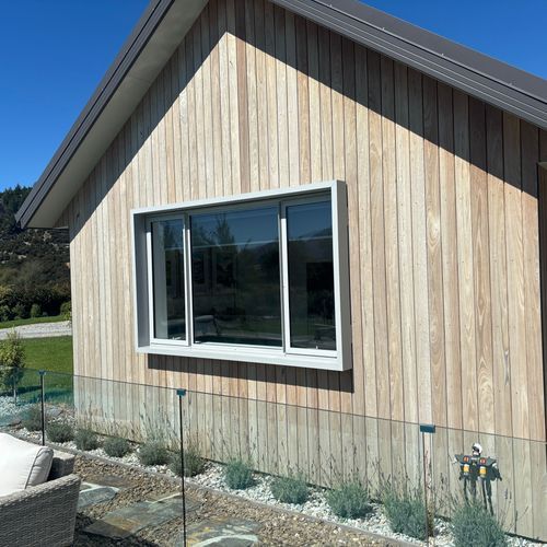 Mixed Blondes Hardwood Shiplap Cladding System