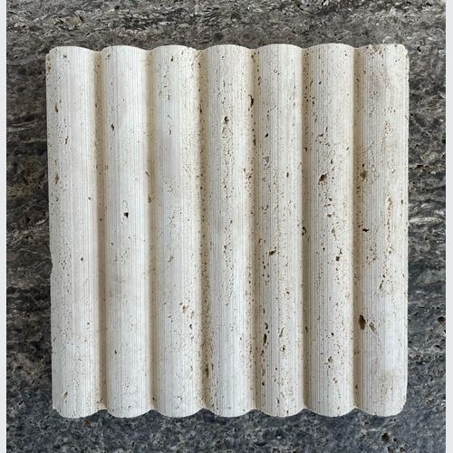 Fluted Travertine Cladding