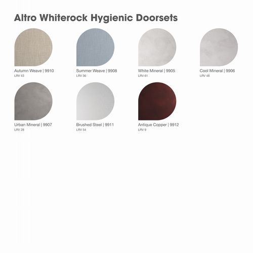 Altro Whiterock Hygienic Doorsets™