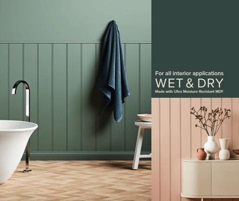 Designer Groove VJ Wall Panelling