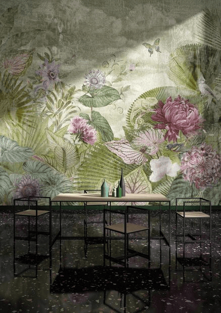 Styl'Editions Floral Wallpaper - Eden