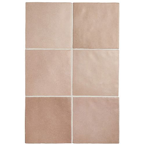 Margot Coral Pink Matt 132x132x10mm