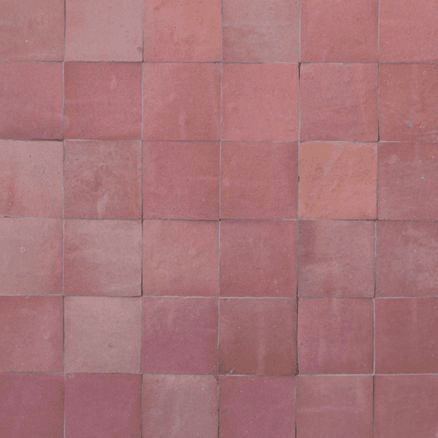Moroccan Zelige Cerise Terracotta 100x100x13mm