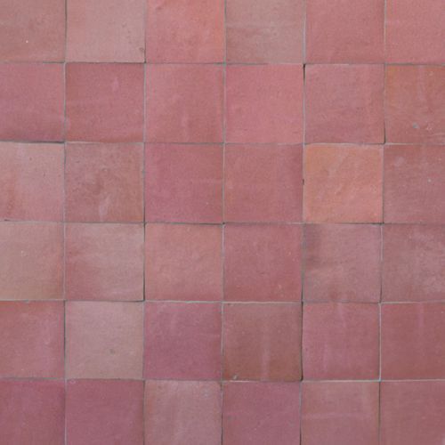 Moroccan Zelige Cerise Terracotta 100x100x13mm