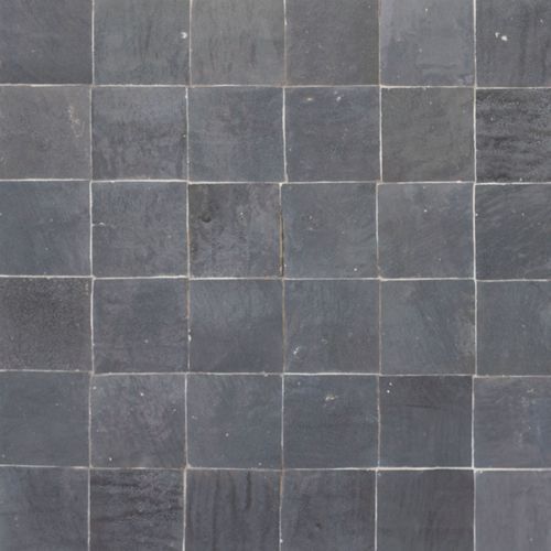 Moroccan Zelige Charcoal Terracotta 100x100x13mm