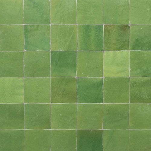 Moroccan Zelige Lime Terracotta 100x100x13mm