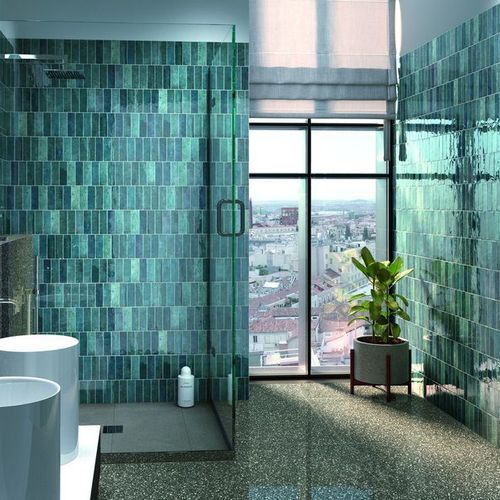 Tennessee Gloss Blue Gloss Wall Tiles