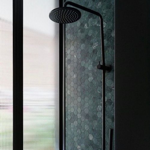 Verde Honed Hexagon Mosaic
