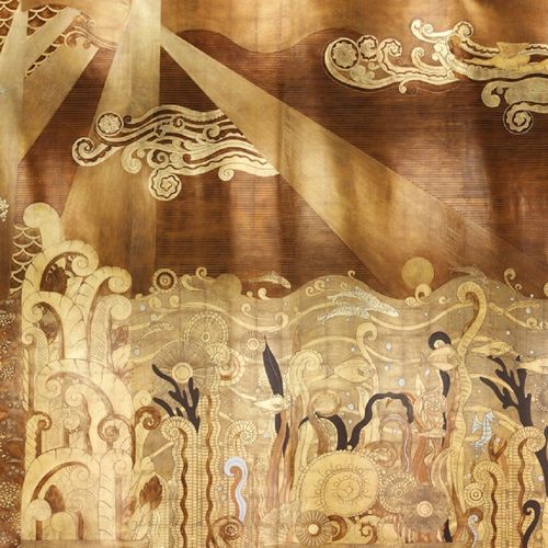 De Gournay Deco Dawn | Wallpaper