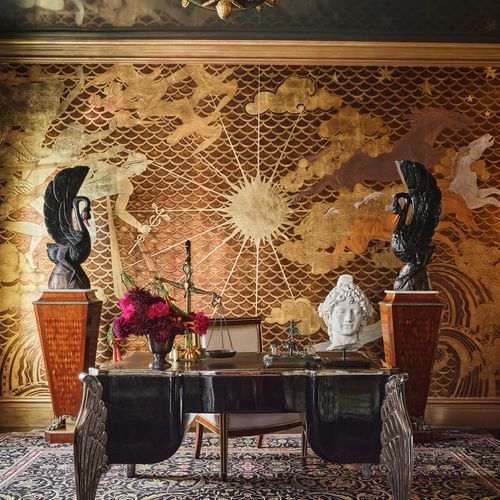 De Gournay Deco Dawn | Wallpaper