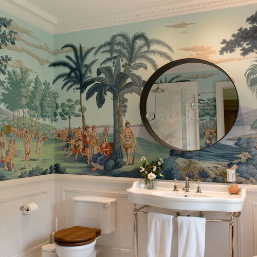 De Gournay Les Sauvages de la Mer Pacifique | Wallpaper