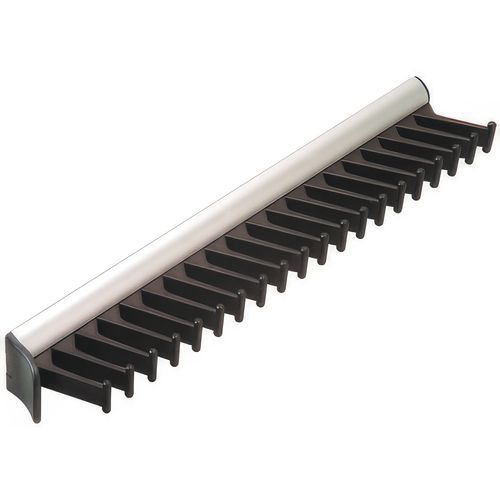 Tie Rack Matt Aluminium