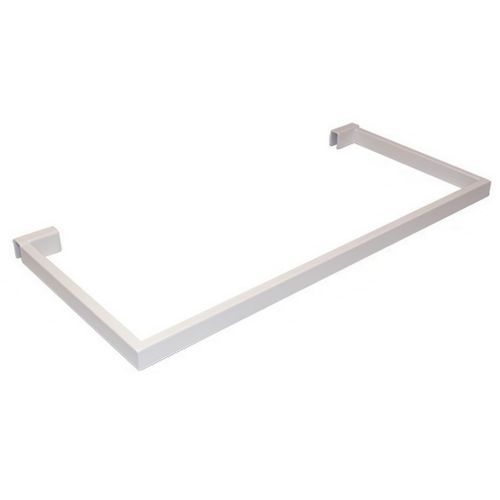 Flexiwall Clip-On Side Hang Rail 600mm White