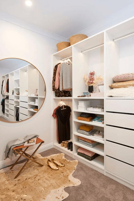 Custom Walk In Wardrobe