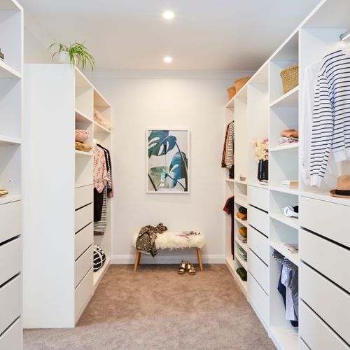 Custom Walk In Wardrobe