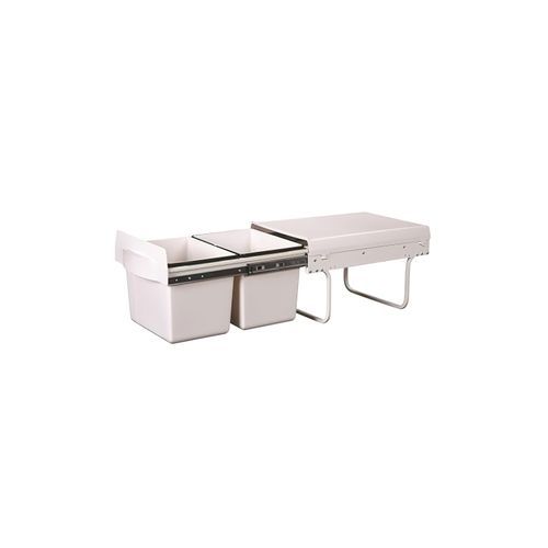 Krome Soft Close Twin Bin 30L [2x15L]