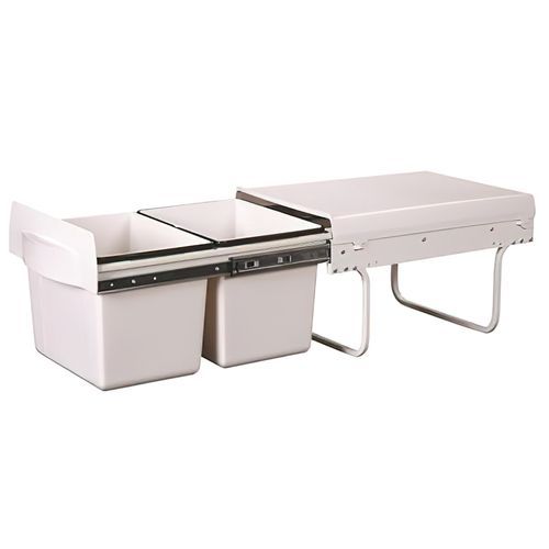 Krome Soft Close Twin Bin 30L [2x15L]