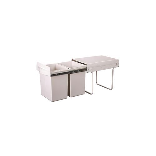 Krome Soft Close Twin Bin 40L [2x20L]