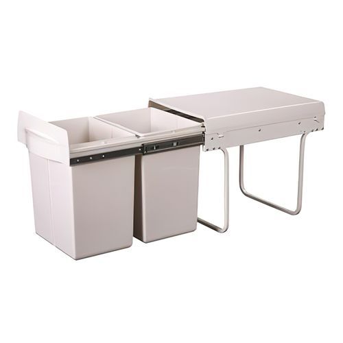 Krome Soft Close Twin Bin 40L [2x20L]