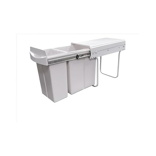 Krome Soft Close Twin Bin 30L [1x20L,1x10L]