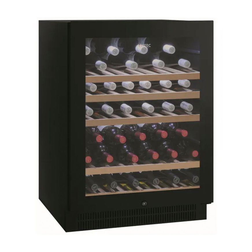 Vintec 50 Bottle Single Zone Wine Cabinet - Black