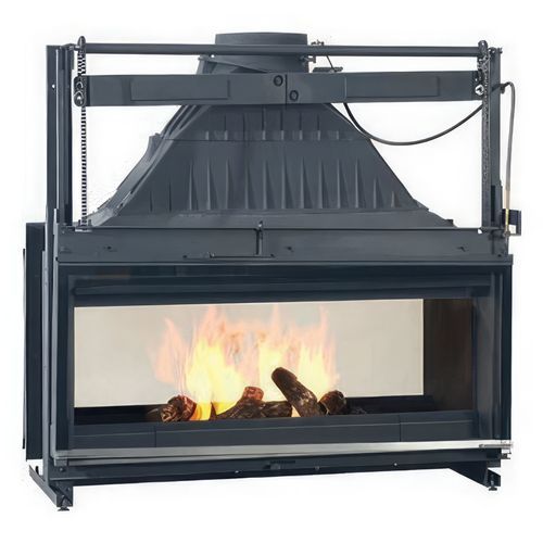 Cheminees Philippe Radiante 1200 Double Face Fireplace