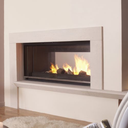 Cheminees Philippe Radiante 1200 Double Face Fireplace