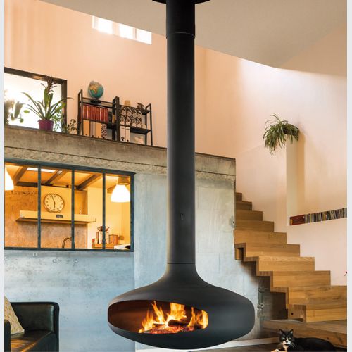 Focus Suspended Indoor Wood Fire Range
